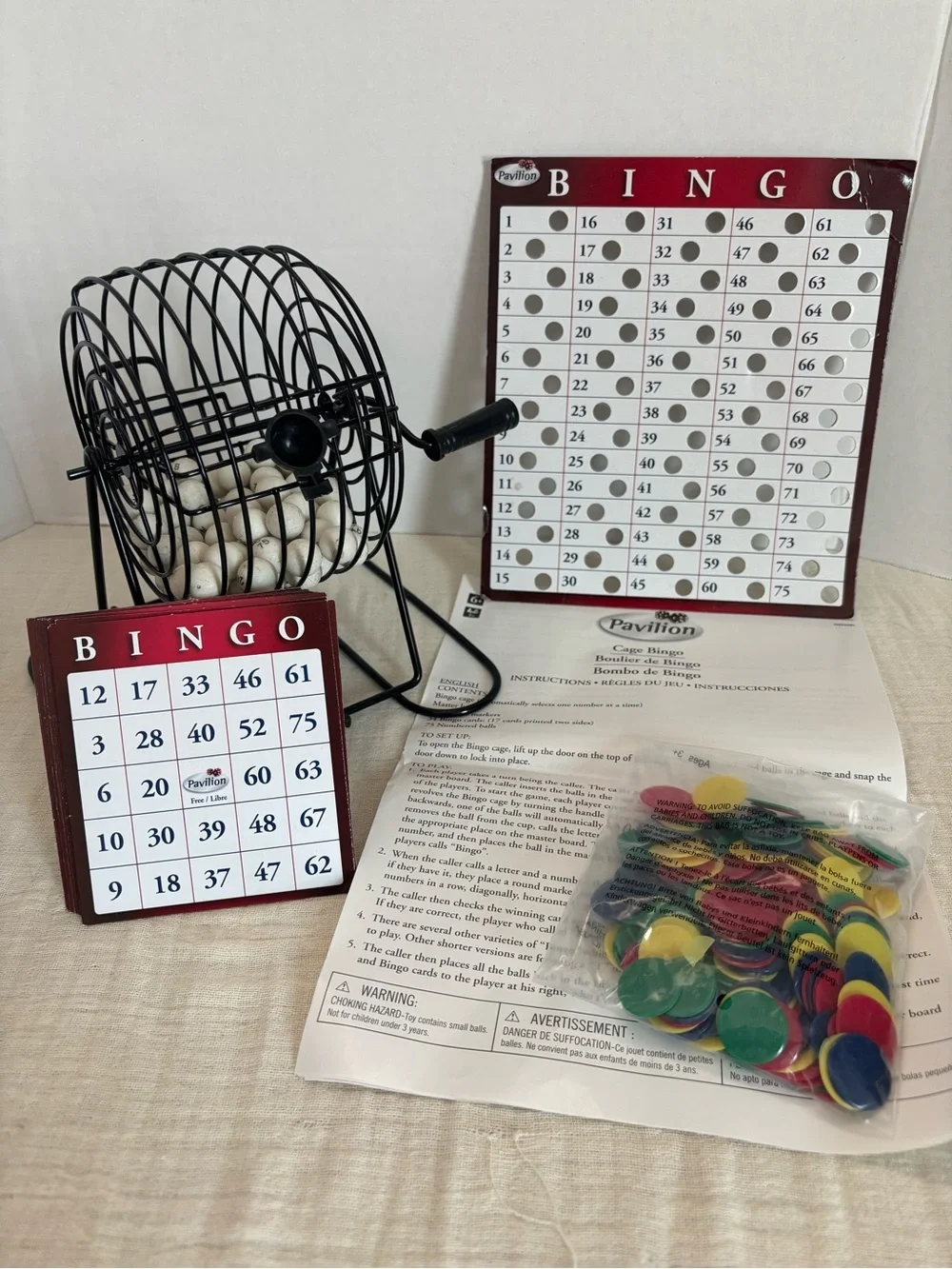 Bingo game box